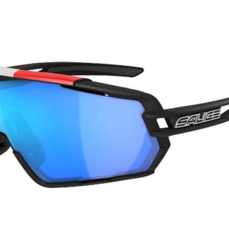SENIOR VISOR + SPARE LENS BLACK ITA RW BLUE